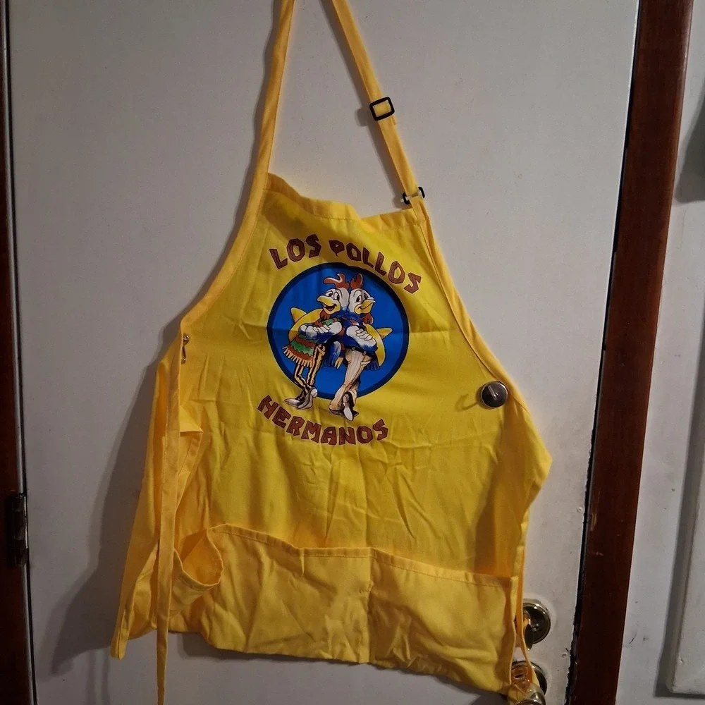 Los Pollos Hermanos Breaking Bad Yellow Apron Gus Fring‎ Loot Crate 2015 EUC